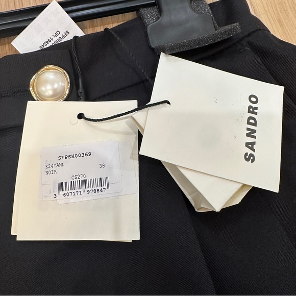 Sandro Yann Pleated Shorts - Picture 4 of 6